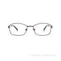 Vente en gros designer de nouveauté TRENDY DOUBLE Temples de ponts en métal Lunes optiques